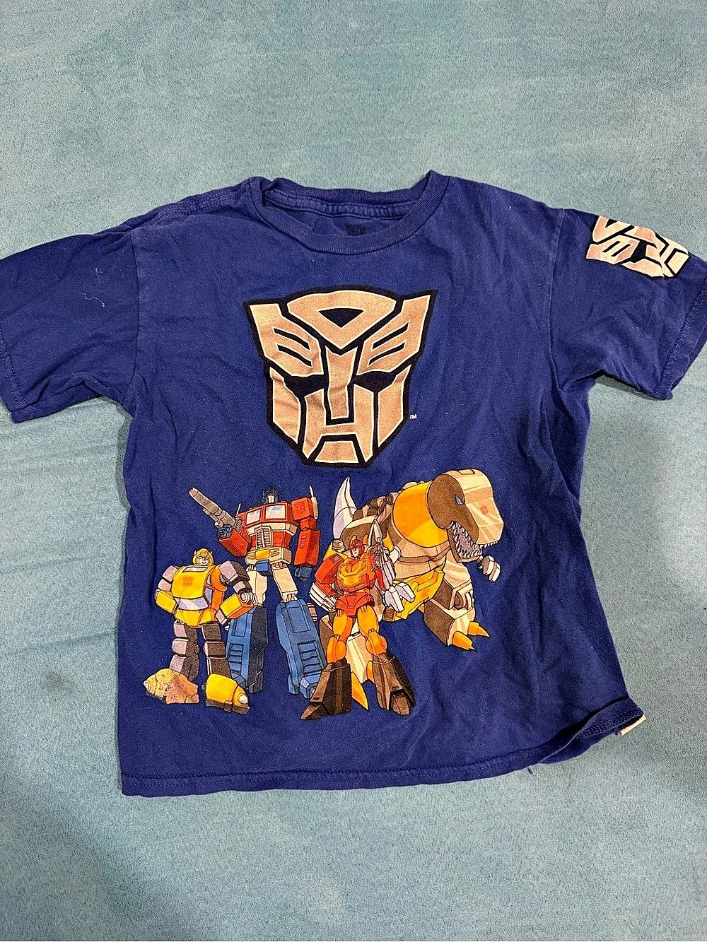 Transformers Graphic Tee in Blue